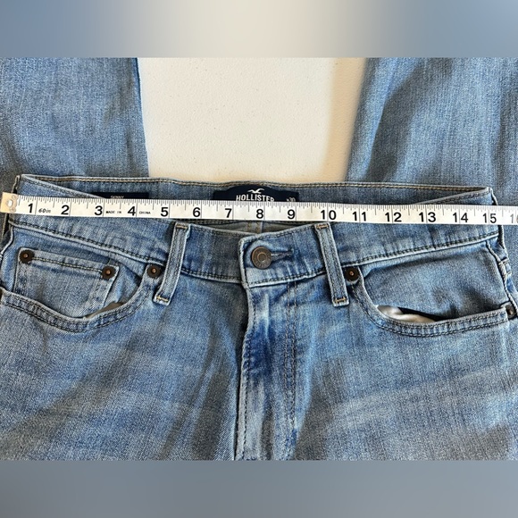 Hollister Men's Epic Flex Skinny Jeans in Blue Size W30XL36 - Picture 5 of 12